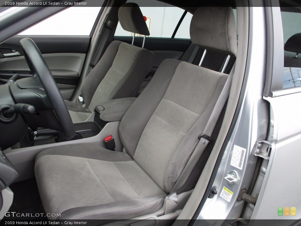 Gray Interior Front Seat for the 2009 Honda Accord LX Sedan #121869205