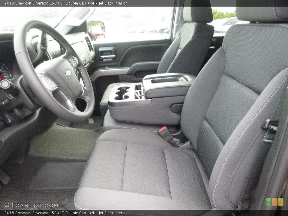 Jet Black Interior Front Seat for the 2018 Chevrolet Silverado 1500 LT Double Cab 4x4 #121872475