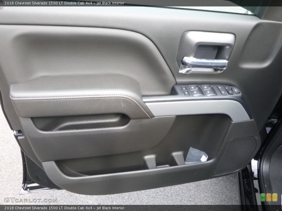 Jet Black Interior Door Panel for the 2018 Chevrolet Silverado 1500 LT Double Cab 4x4 #121872499
