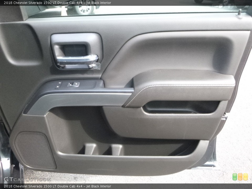 Jet Black Interior Door Panel for the 2018 Chevrolet Silverado 1500 LT Double Cab 4x4 #121872907