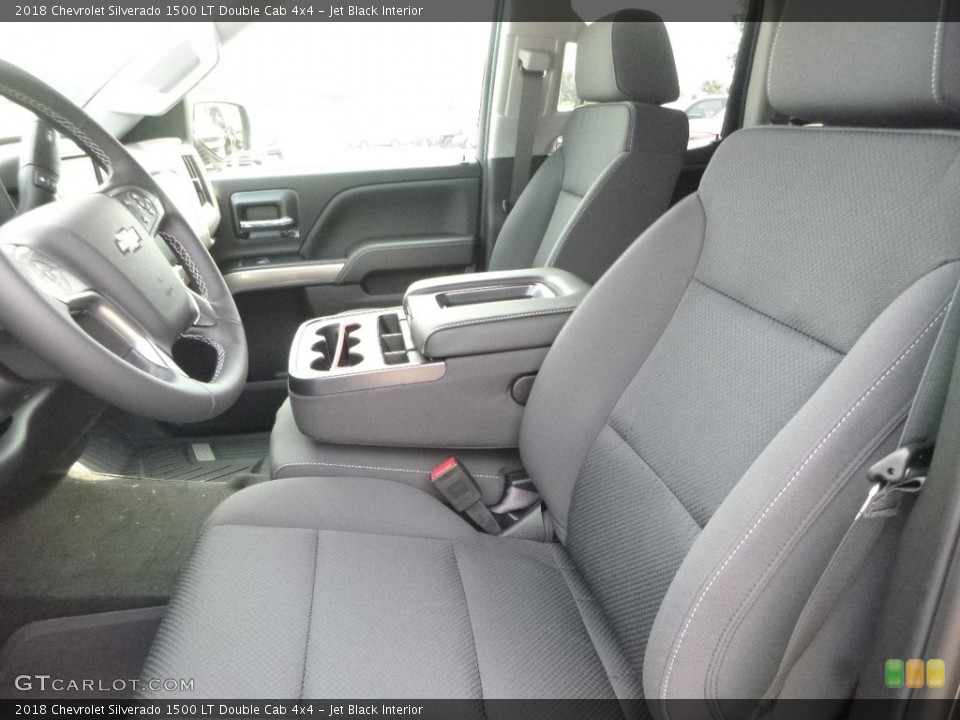 Jet Black Interior Front Seat for the 2018 Chevrolet Silverado 1500 LT Double Cab 4x4 #121873063