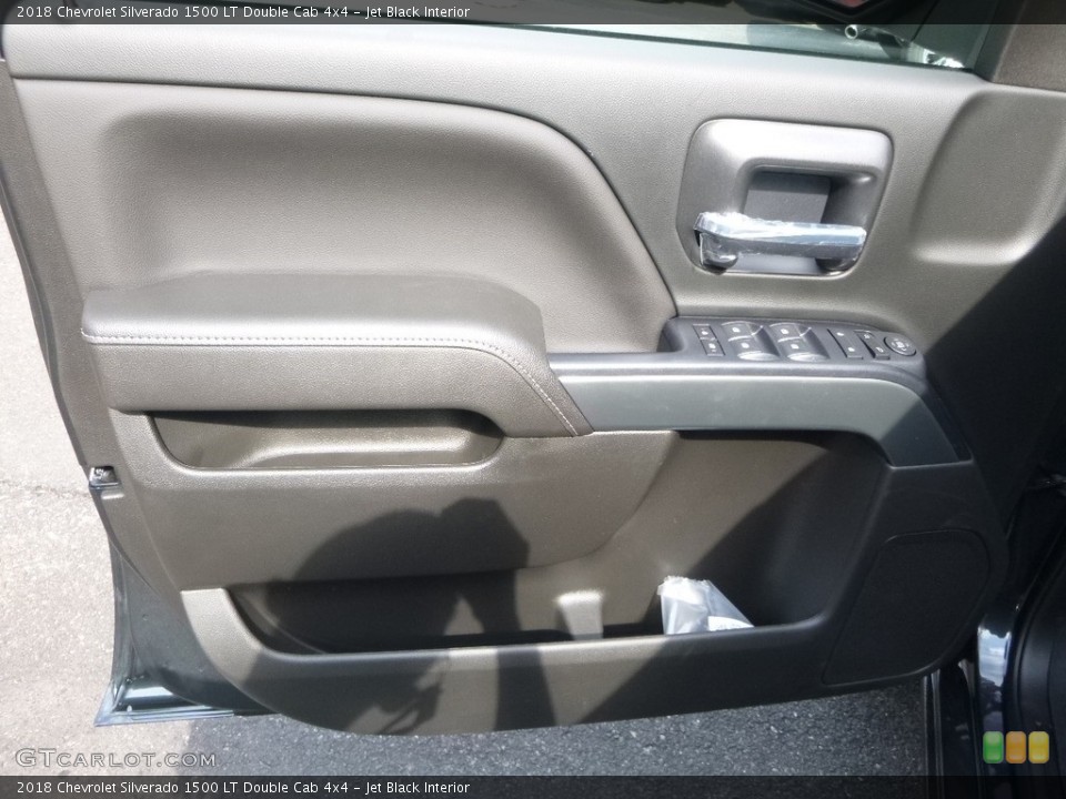 Jet Black Interior Door Panel for the 2018 Chevrolet Silverado 1500 LT Double Cab 4x4 #121873090