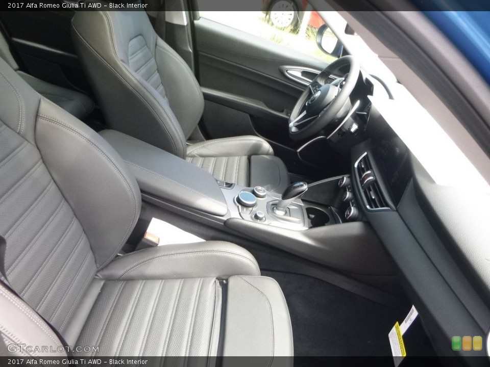 Black Interior Front Seat for the 2017 Alfa Romeo Giulia Ti AWD #121874173