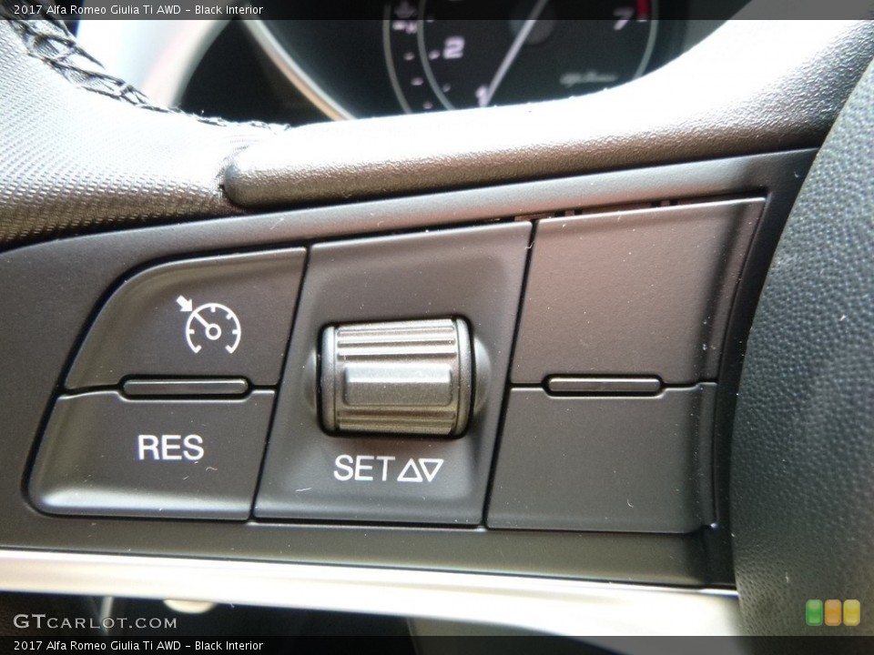 Black Interior Controls for the 2017 Alfa Romeo Giulia Ti AWD #121874554