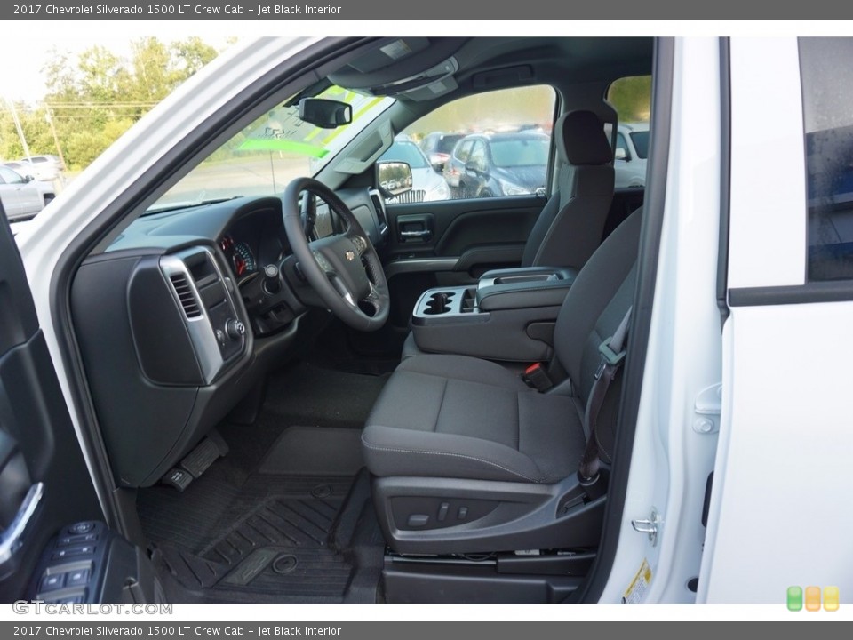 Jet Black Interior Photo for the 2017 Chevrolet Silverado 1500 LT Crew Cab #121875163