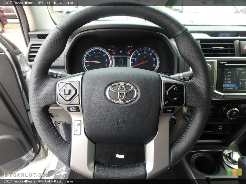 Black Interior Steering Wheel for the 2017 Toyota 4Runner SR5 4x4 #121875667