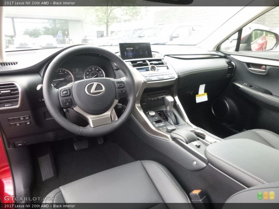 Black Interior Photo for the 2017 Lexus NX 200t AWD #121883899