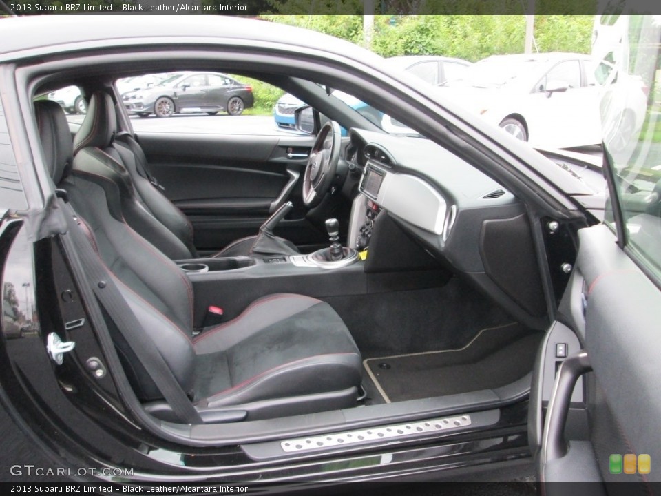 Black Leather/Alcantara Interior Front Seat for the 2013 Subaru BRZ Limited #121887421