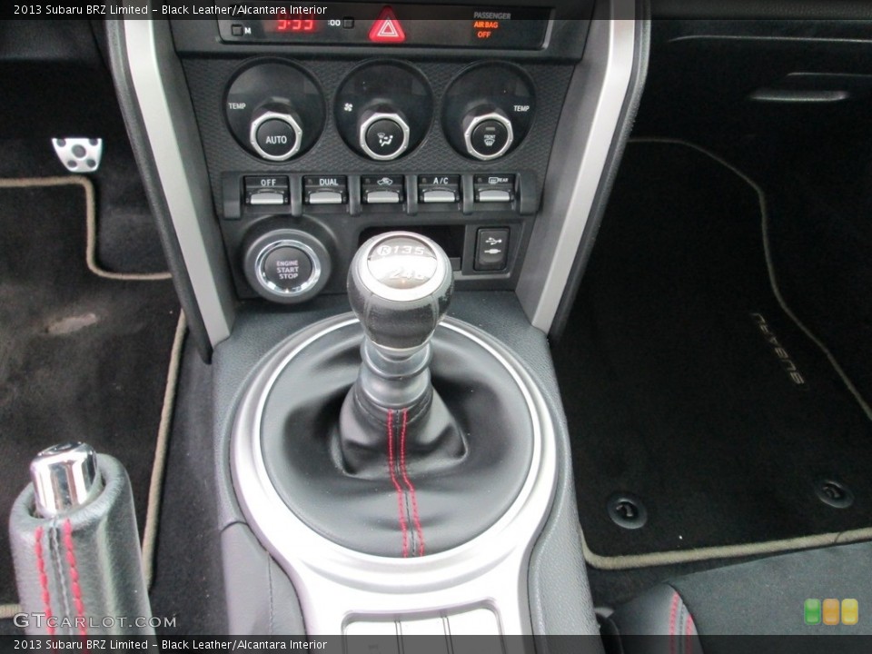 Black Leather/Alcantara Interior Transmission for the 2013 Subaru BRZ Limited #121887511
