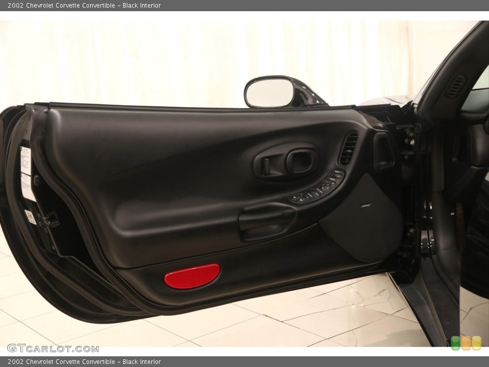 Black Interior Door Panel for the 2002 Chevrolet Corvette Convertible #121887961