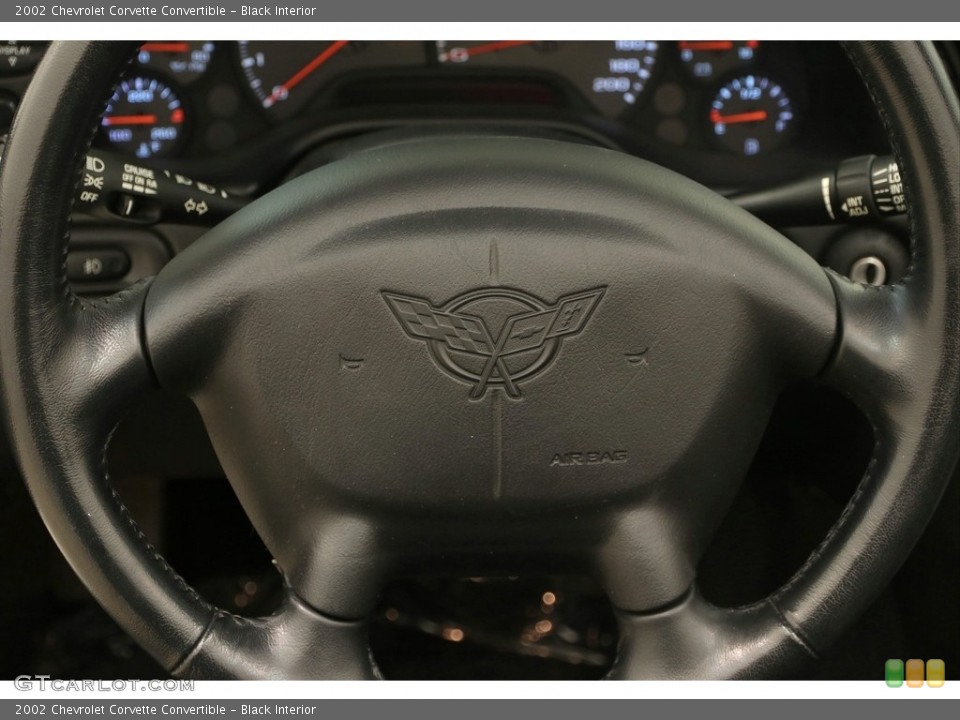 Black Interior Steering Wheel for the 2002 Chevrolet Corvette Convertible #121888063