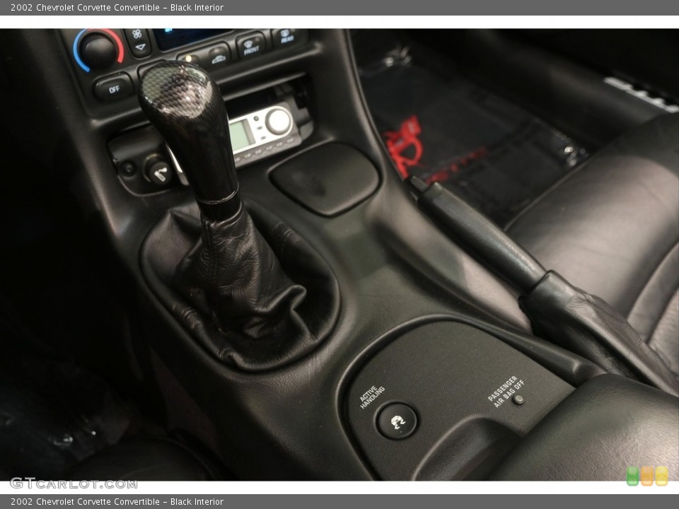 Black Interior Transmission for the 2002 Chevrolet Corvette Convertible #121888159