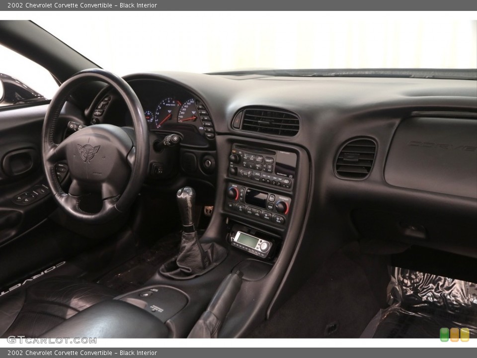 Black Interior Dashboard for the 2002 Chevrolet Corvette Convertible #121888219
