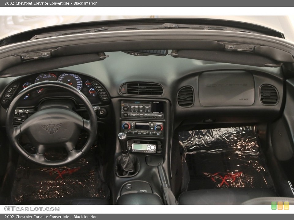 Black Interior Dashboard for the 2002 Chevrolet Corvette Convertible #121888255