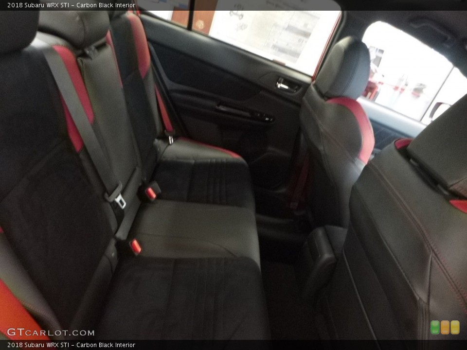 Carbon Black Interior Rear Seat for the 2018 Subaru WRX STI #121893577