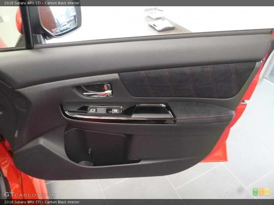 Carbon Black Interior Door Panel for the 2018 Subaru WRX STI #121893616