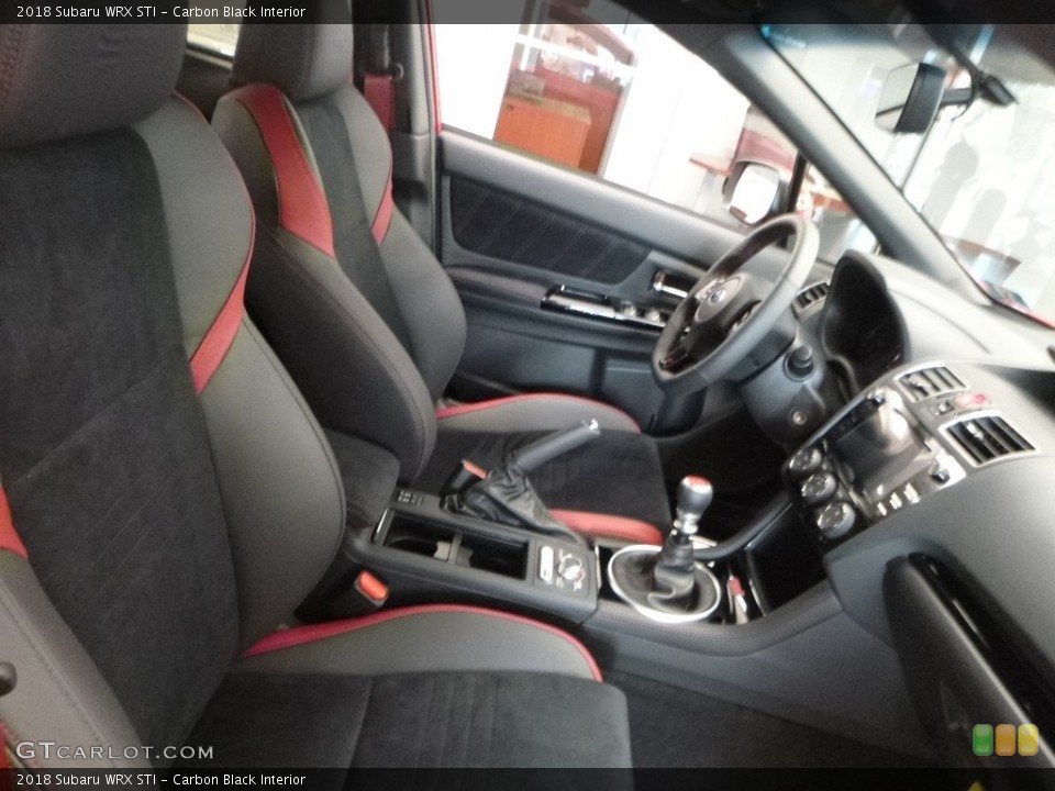Carbon Black Interior Front Seat for the 2018 Subaru WRX STI #121893643