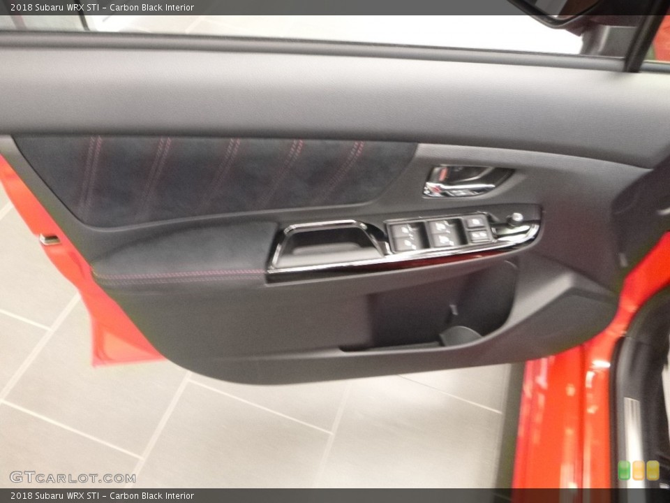 Carbon Black Interior Door Panel for the 2018 Subaru WRX STI #121893688