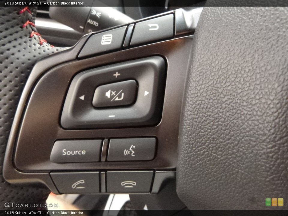 Carbon Black Interior Controls for the 2018 Subaru WRX STI #121893850