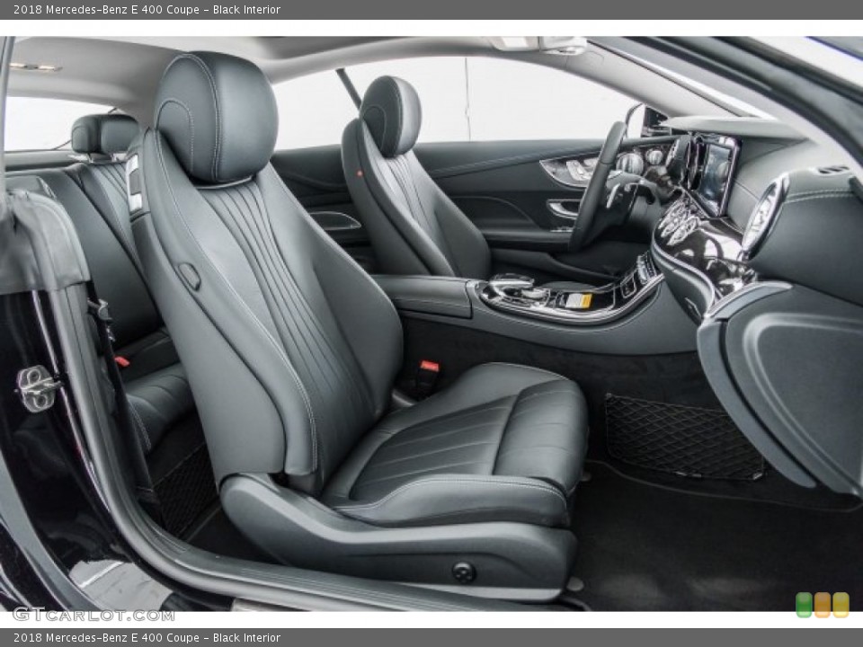 Black Interior Photo for the 2018 Mercedes-Benz E 400 Coupe #121900657