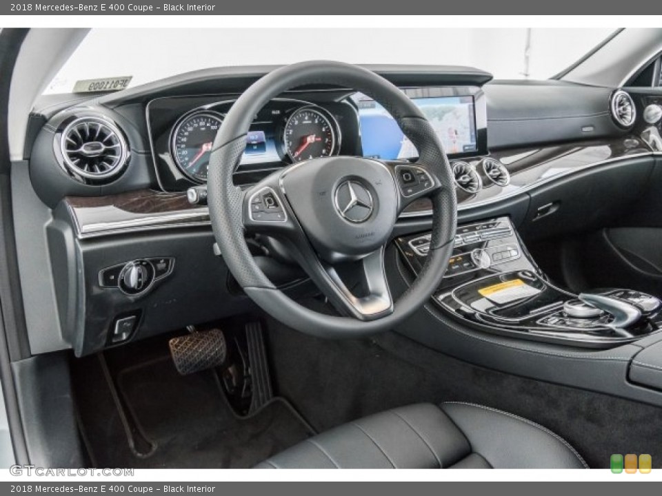 Black Interior Dashboard for the 2018 Mercedes-Benz E 400 Coupe #121900948