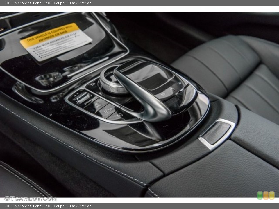 Black Interior Controls for the 2018 Mercedes-Benz E 400 Coupe #121900966