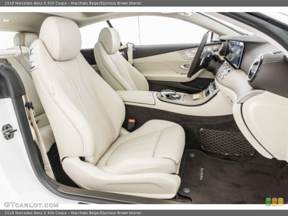 Macchiato Beige/Espresso Brown Interior Photo for the 2018 Mercedes-Benz E 400 Coupe #121901131