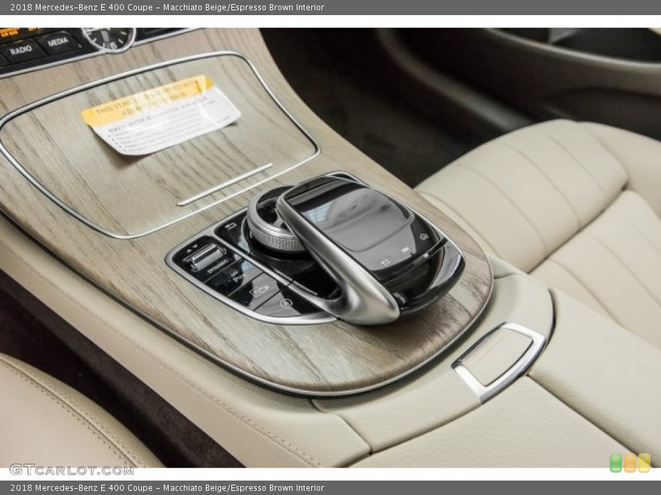Macchiato Beige/Espresso Brown Interior Transmission for the 2018 Mercedes-Benz E 400 Coupe #121901218