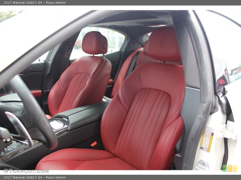 Rosso Interior Photo for the 2017 Maserati Ghibli S Q4 #121906459
