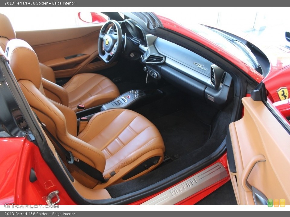 Beige Interior Front Seat for the 2013 Ferrari 458 Spider #121907038