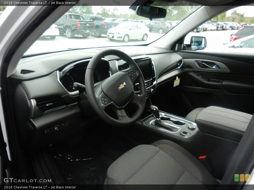 Jet Black Interior Photo for the 2018 Chevrolet Traverse LT #121913266