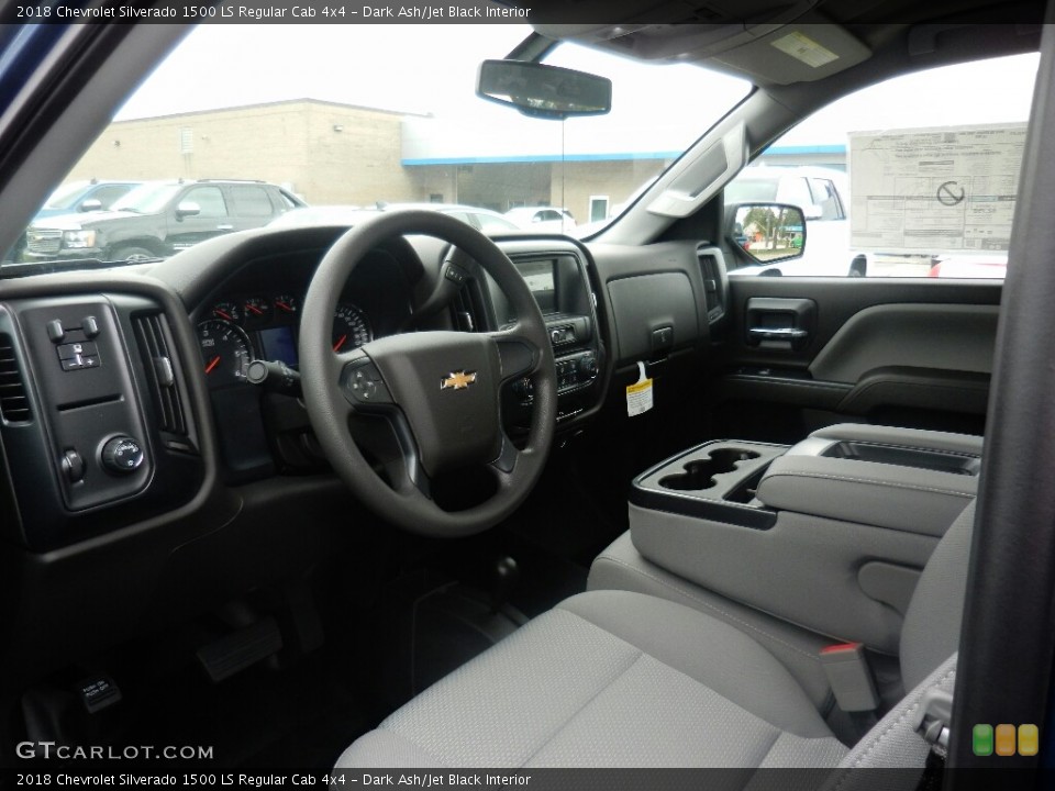 Dark Ash/Jet Black Interior Photo for the 2018 Chevrolet Silverado 1500 LS Regular Cab 4x4 #121914556