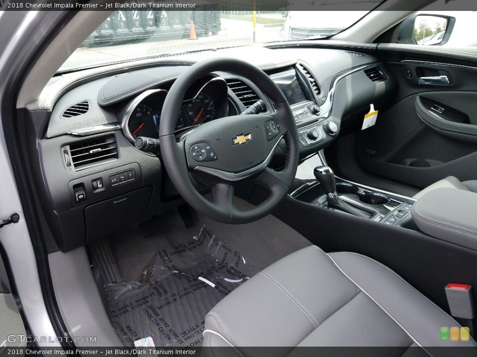 Jet Black/Dark Titanium Interior Photo for the 2018 Chevrolet Impala Premier #121915129