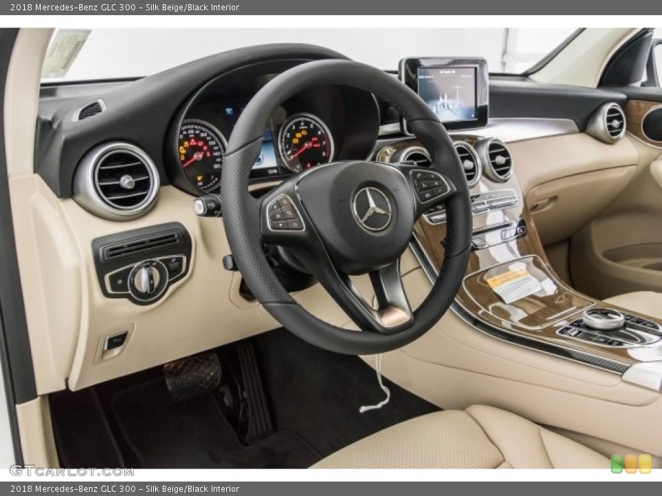 Silk Beige/Black Interior Dashboard for the 2018 Mercedes-Benz GLC 300 #121921482