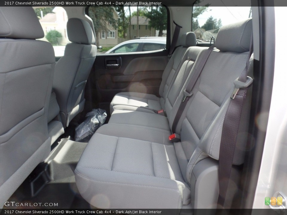 Dark Ash/Jet Black Interior Rear Seat for the 2017 Chevrolet Silverado 2500HD Work Truck Crew Cab 4x4 #121932334