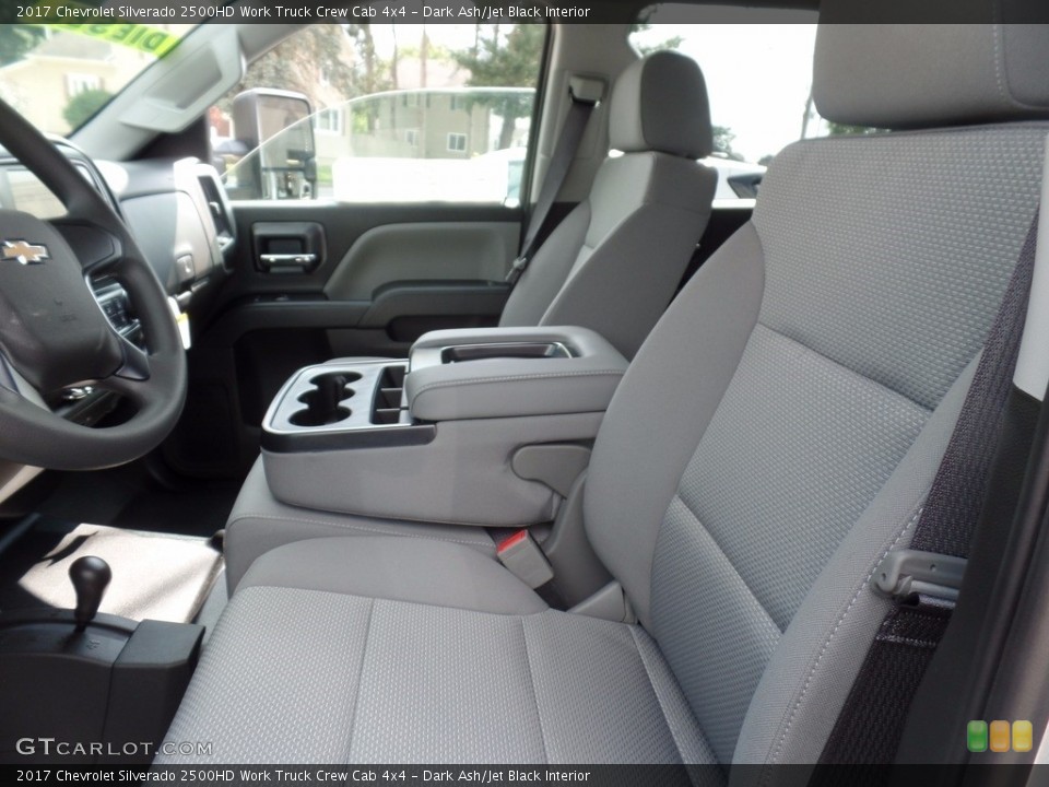 Dark Ash/Jet Black Interior Front Seat for the 2017 Chevrolet Silverado 2500HD Work Truck Crew Cab 4x4 #121932436
