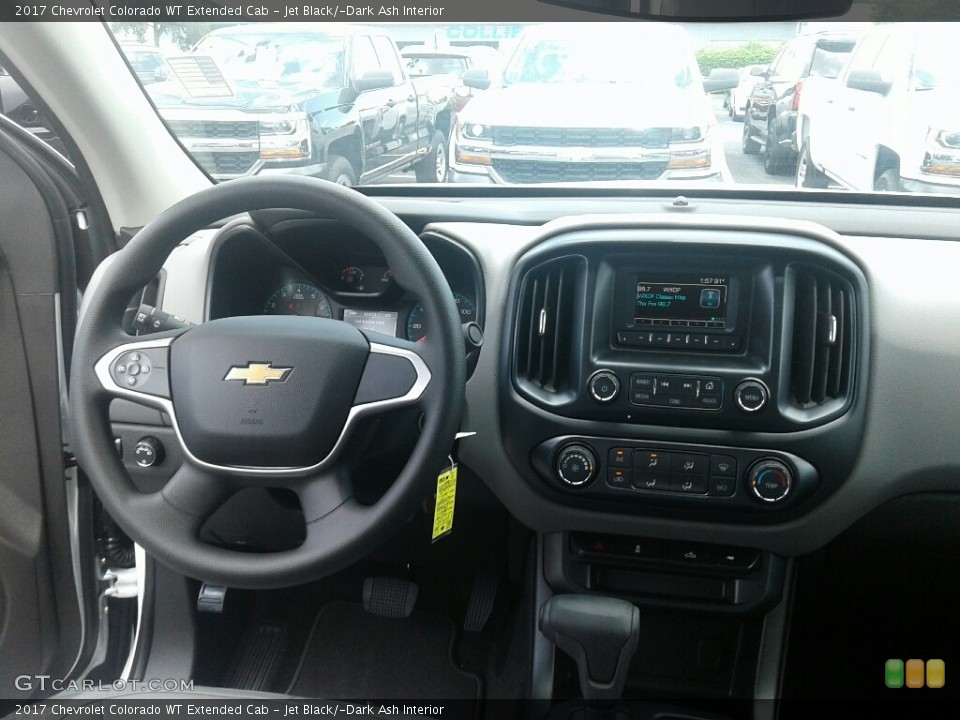 Jet Black/­Dark Ash Interior Dashboard for the 2017 Chevrolet Colorado WT Extended Cab #121935490
