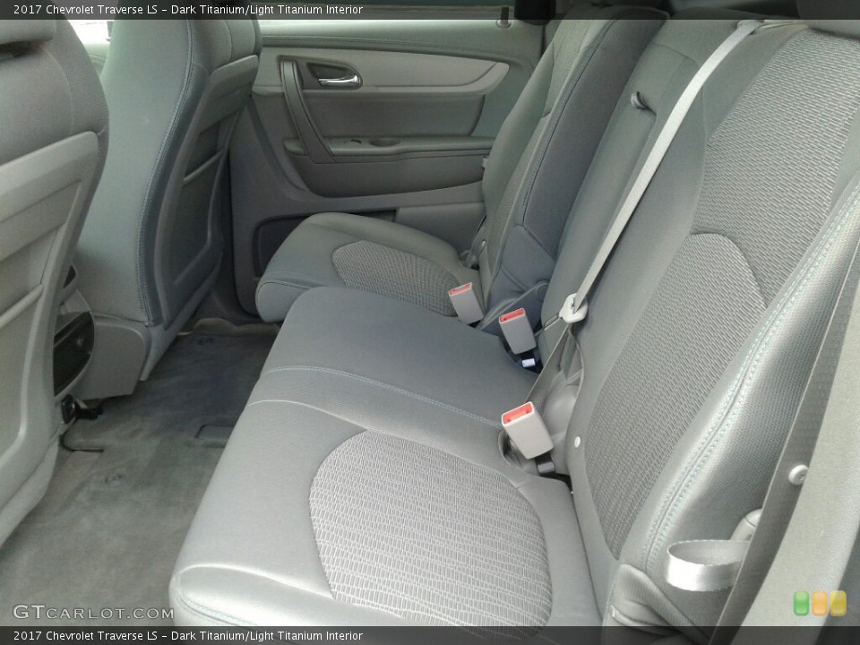 Dark Titanium/Light Titanium Interior Rear Seat for the 2017 Chevrolet Traverse LS #121940944