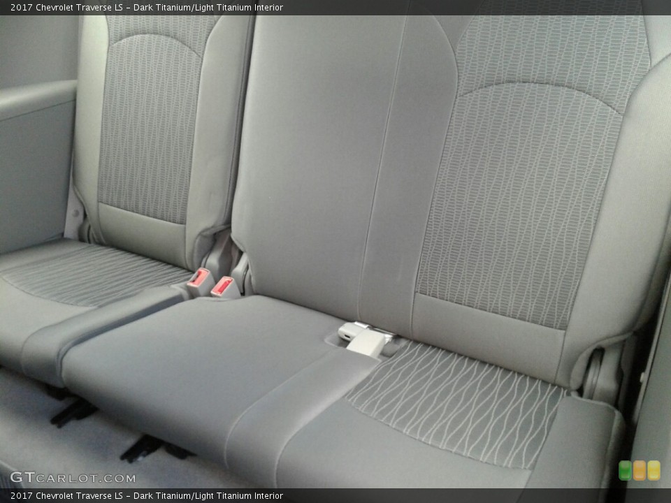 Dark Titanium/Light Titanium Interior Rear Seat for the 2017 Chevrolet Traverse LS #121940974