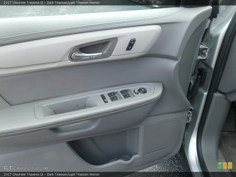Dark Titanium/Light Titanium Interior Door Panel for the 2017 Chevrolet Traverse LS #121941130
