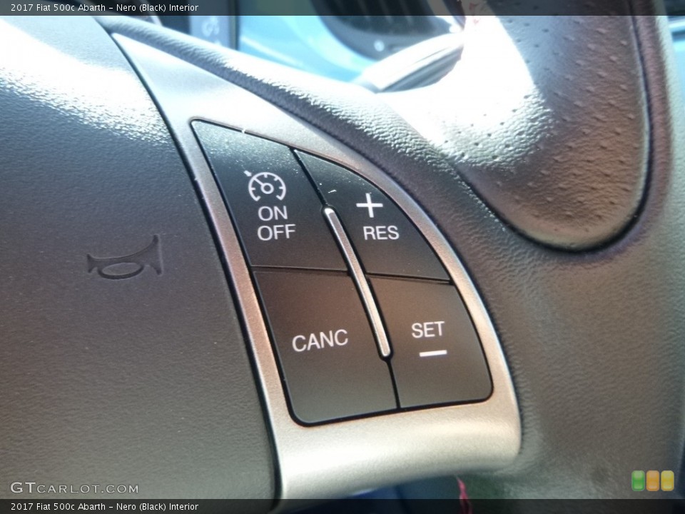 Nero (Black) Interior Controls for the 2017 Fiat 500c Abarth #121943986