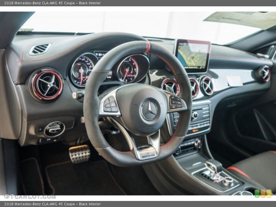 Black Interior Dashboard for the 2018 Mercedes-Benz CLA AMG 45 Coupe #121965047