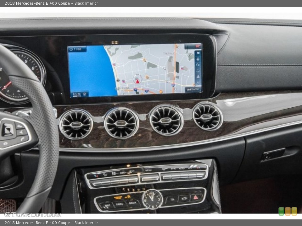 Black Interior Controls for the 2018 Mercedes-Benz E 400 Coupe #121965467