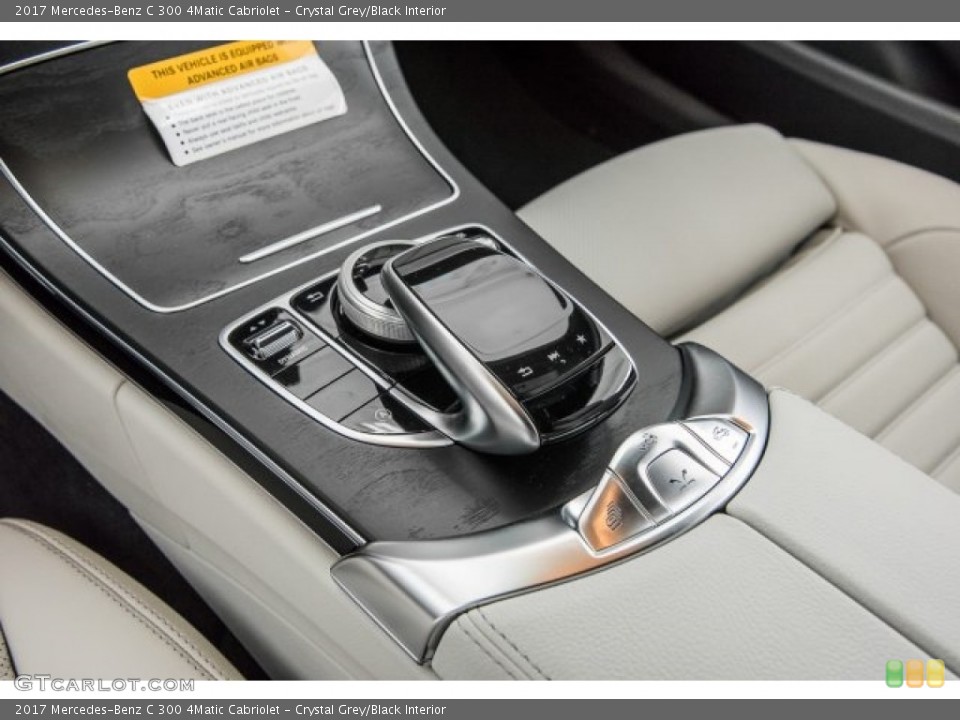 Crystal Grey/Black Interior Controls for the 2017 Mercedes-Benz C 300 4Matic Cabriolet #121965929