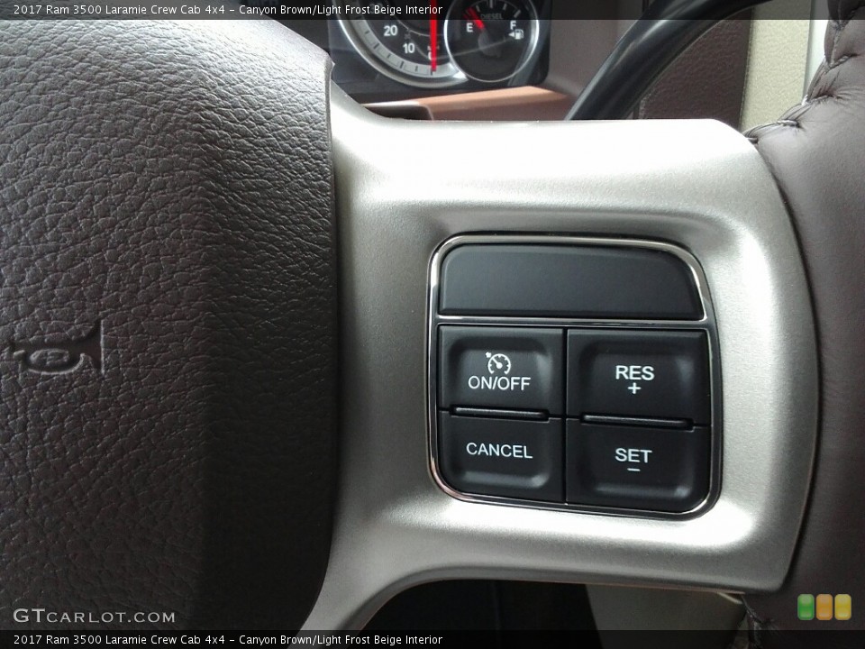 Canyon Brown/Light Frost Beige Interior Controls for the 2017 Ram 3500 Laramie Crew Cab 4x4 #121967180