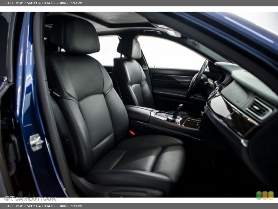 Black Interior Front Seat for the 2014 BMW 7 Series ALPINA B7 #121977665