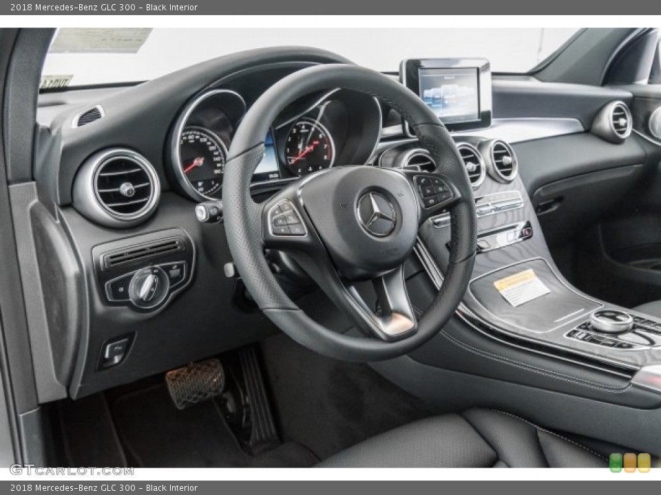 Black Interior Dashboard for the 2018 Mercedes-Benz GLC 300 #121979690