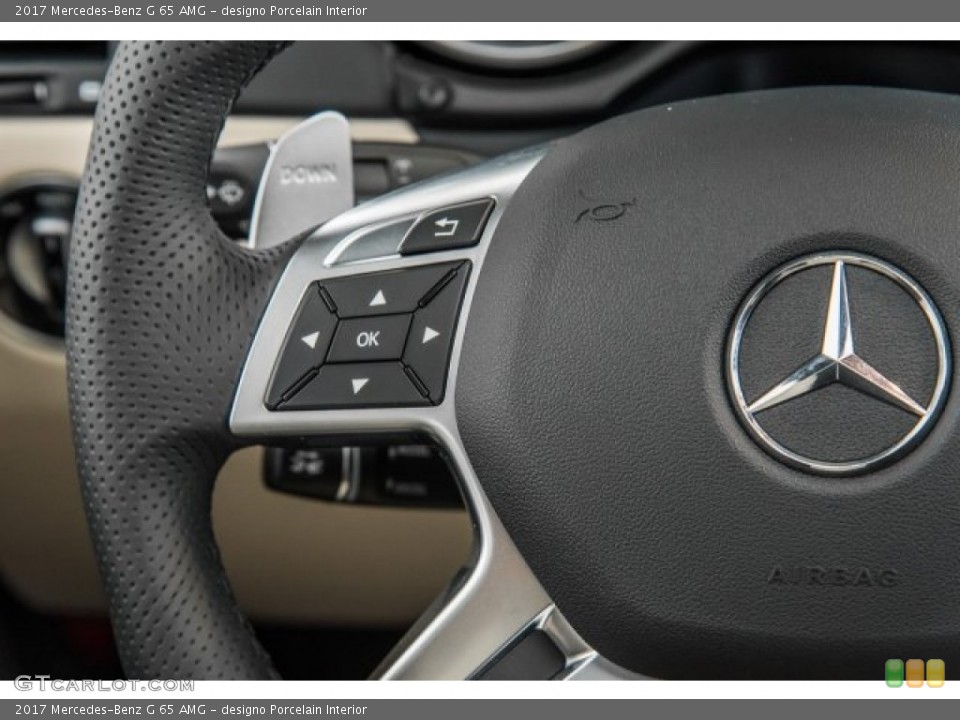 designo Porcelain Interior Controls for the 2017 Mercedes-Benz G 65 AMG #121980611