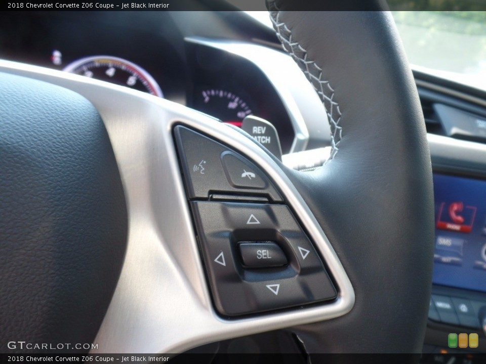 Jet Black Interior Controls for the 2018 Chevrolet Corvette Z06 Coupe #121986536