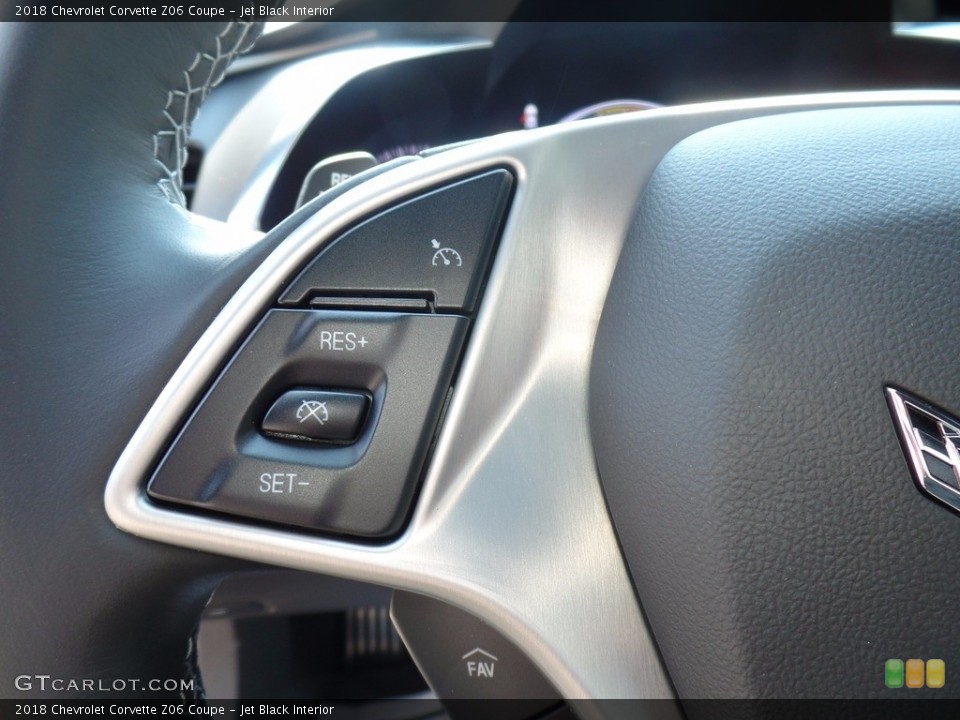 Jet Black Interior Controls for the 2018 Chevrolet Corvette Z06 Coupe #121986560